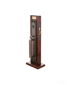 Emtek Hardware Brass Craftsman Full Length Mortise Entryset, Shown In Oil Rubbed Bronze