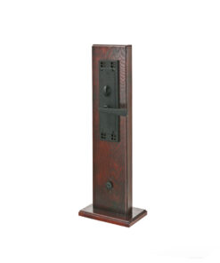 Alternative view of Emtek Hardware Brass Craftsman Mortise Entryset, Shown In Flat Black