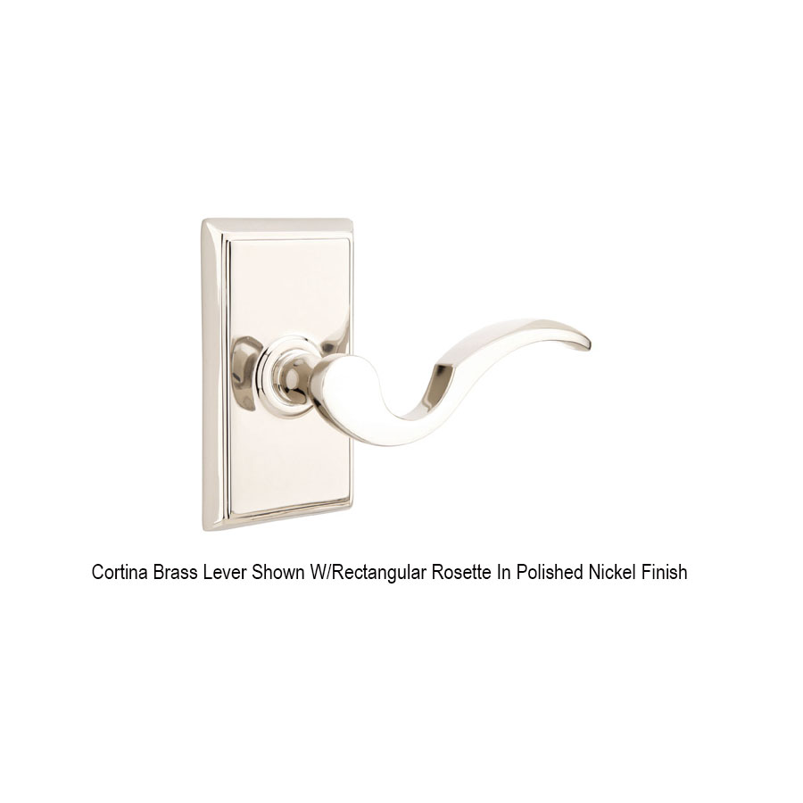 Emtek Hardware Cortina Interior Door Lever - Image 4