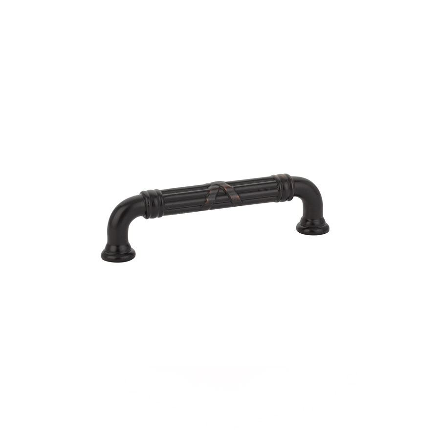 Emtek Hardware 86287, Ribbon & Reed Estate Cabinet Pull, 10" C-C, Show In French Antique - Image 3