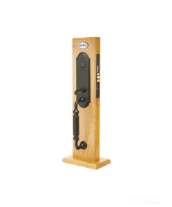 Emtek Hardware Brass Hamilton Mortise Entryset, Shown In Oil Rubbed Bronze