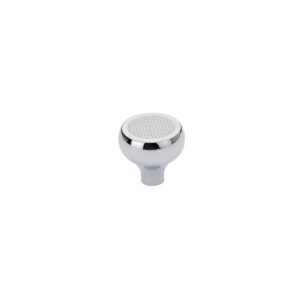Emtek Hardware 86370-US26, Carbon Fiber Silver Cabinet Knob, 1-1/4" Diameter, Polished Chrome