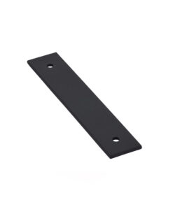 Alternative view of Emtek Hardware 86435, Art Deco Rectangular Backplate For Cabinet Pull, 1" x 5-1/4", Shown In Oil Rubbed Bronze