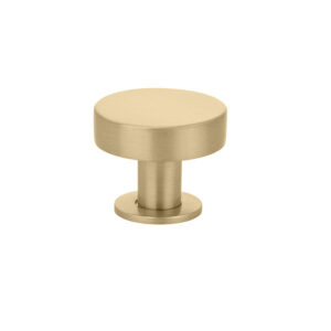 Emtek Hardware 86321, Cadet Cabinet Knob, 1" Diameter, Shown In Satin Brass