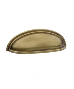 Emtek Hardware 86123, Cup Cabinet Pull, 3" C-C, Shown In French Antique