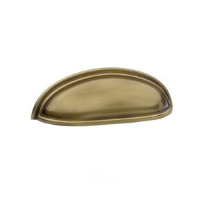 Emtek Hardware 86123, Cup Cabinet Pull, 3" C-C, Shown In French Antique