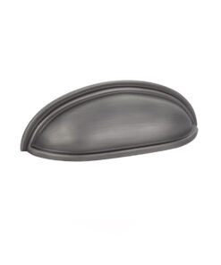 Emtek Hardware 86173, Cup Cabinet Pull, 4" C-C, Shown In Pewter