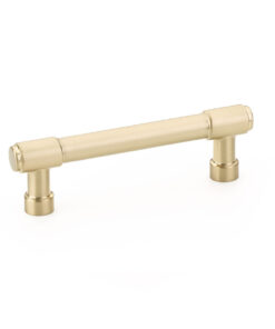 Emtek Hardware 86686, Jasper Cabinet Pull, 3-1/2" C-C, Shown In Satin Brass