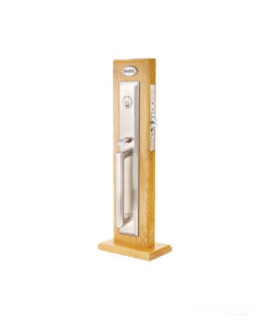 Emtek Hardware Brass Melrose Mortise Entryset, Shown In Polished Chrome