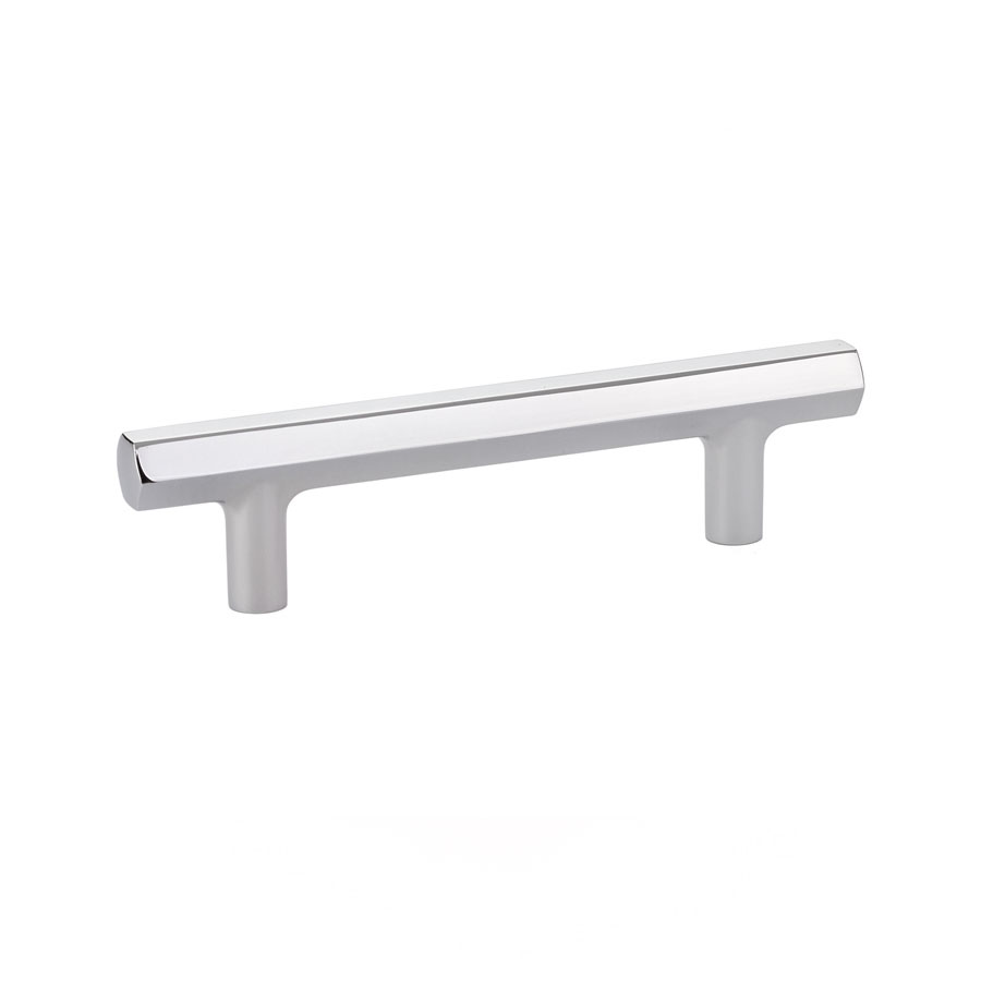 Emtek Hardware 86459, Mod Hex Cabinet Pull, 3-1/2" C-C, Polished Chrome
