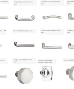Alternative view of Emtek Hardware Brass Mormont Mortise Entryset, Stainless Steel