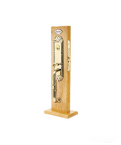 Emtek Hardware Brass Regency Mortise Entryset, Shown In Polished Brass