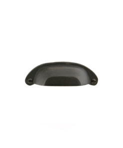 Emtek Hardware 86327, Sandcast Bronze Ranch Bin Cabinet Pull, 4" C-C. Shown In Medium Bronze