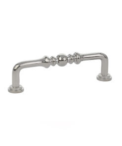 Emtek Hardware 86128, Spindle Cabinet Pull, 3" C-C, Shown In Polished Nickel