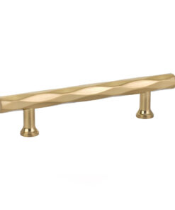 Emtek Hardware 86429, Tribeca Cabinet Pull, 4" C-C, Shown In Satin Brass