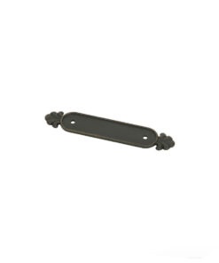 Emtek 86235, Tuscany Bronze Backplate For Cabinet Pull, 7/8" x 5-1/4", Shown In Medium Bronze