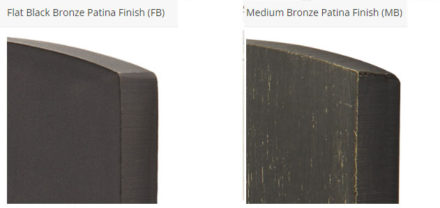 Emtek Hardware Medici Tuscany Bronze Door Lever w/#14 Rosette, Shown In Medium Bronze - Image 5