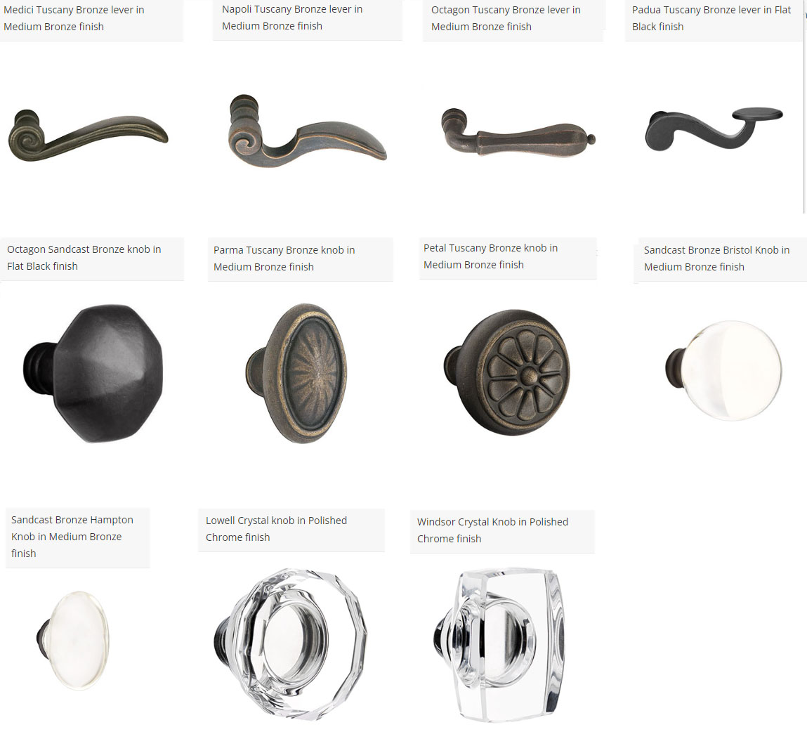 Emtek Tuscany Bronze Da Vinci Mortise Entryset, Shown In Medium Bronze - Image 3